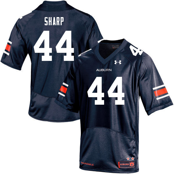 Auburn Tigers Men's Jay Sharp #44 Navy Under Armour Stitched College 2021 NCAA Authentic Football Jersey YGM8074JJ